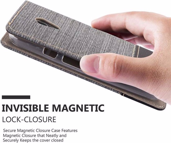 Produktbild Cadorabo Book Jeans Optik Cover (Motorola Moto G2 (2nd Gen))