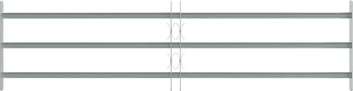 Produktbild Diverse Hardware Fenstergitter Verstellbar mit 3 Querstäben 1000-1500 mm