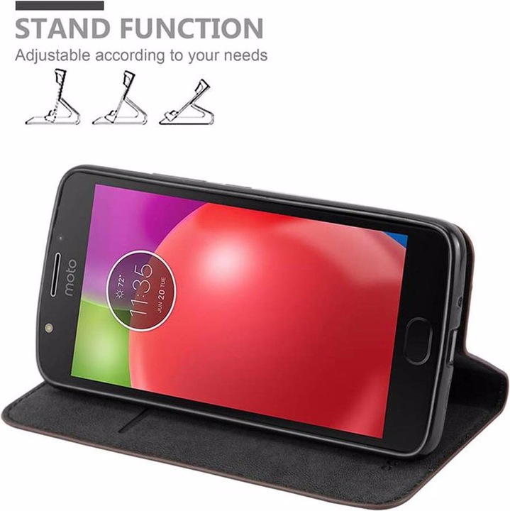 Produktbild Cadorabo Book Invisible Magnet Cover (Motorola Moto E4)