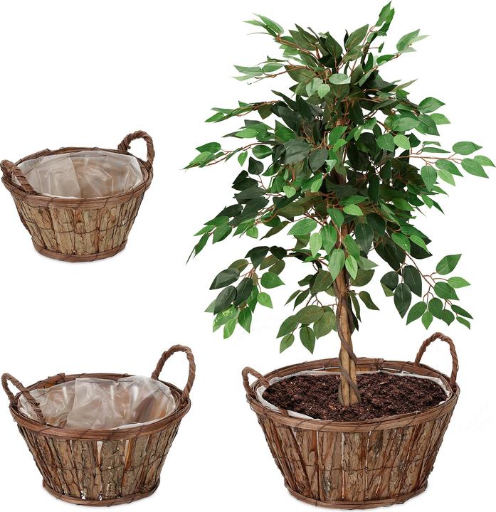 Productafbeelding Relaxdays 3-delige bloempotten set (29 cm)