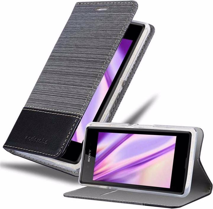 Image du produit Cadorabo Couverture look jeans Book (Sony Xperia E3)
