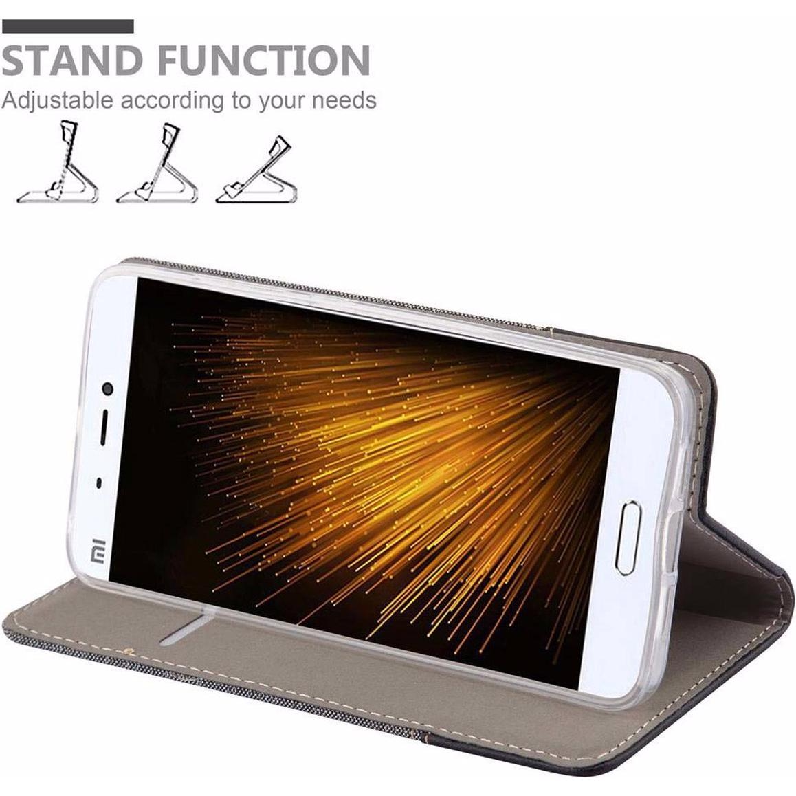 Thumbnail - Cadorabo Book Jeans Optik Cover (Xiaomi Mi 5s), Smartphone Hülle, Grau