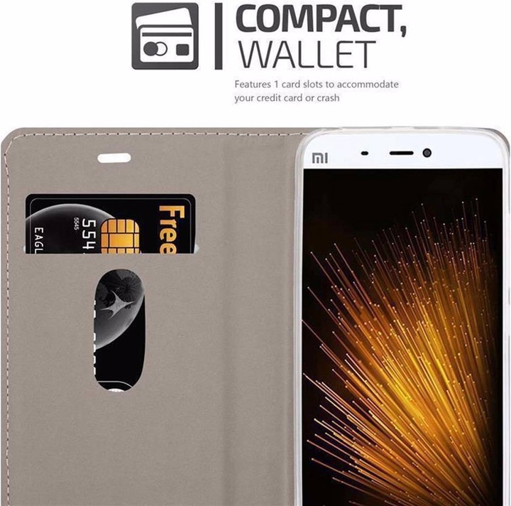 Produktbild Cadorabo Book Jeans Optik Cover (Xiaomi Mi 5s)