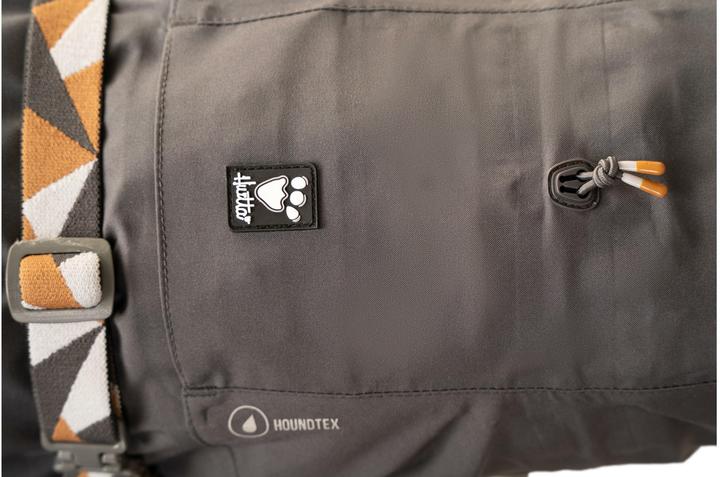 Actual product image Hurtta Mackintosh Mudventure Eco Dark grey, 65 cm (Dog raincoat)