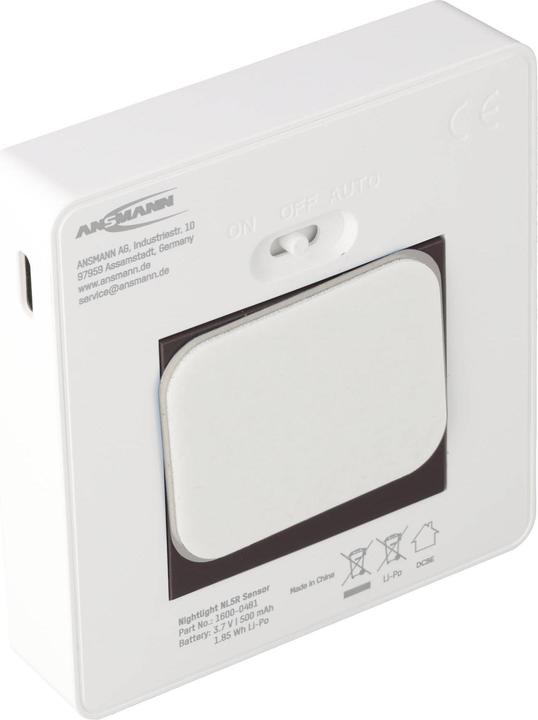 Actual product image Ansmann Sensor-Nachtlicht NL5R – wiederaufladbares LED Orientierungslicht mit Bewegungsmelder