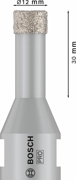 Actual product image Bosch Professional Zubehör PRO Core Cutter dry, 12 x 30 mm (12 mm)