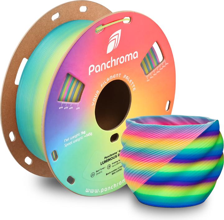 Actual product image Polymaker Panchroma™ PLA Gradient Rainbows (PLA, 1.75 mm, 1000 g)