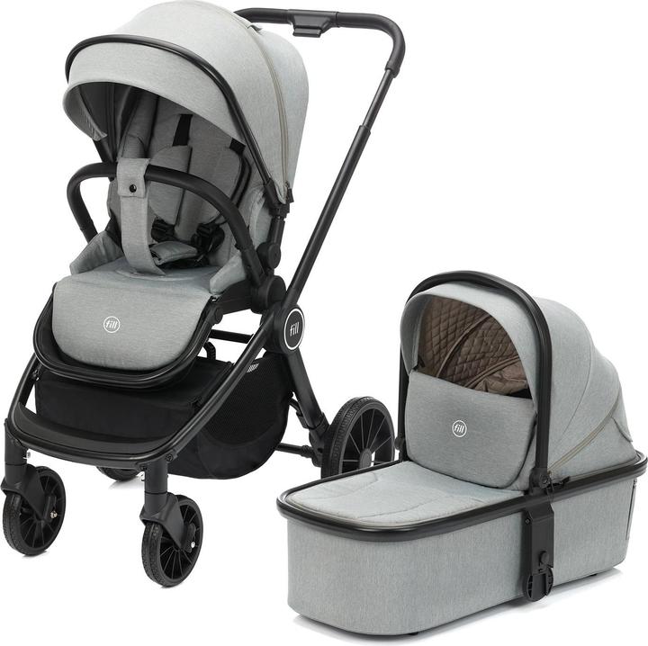 Fillikid ultimatives Kinderwagen Set Cougar inkl. Wanne