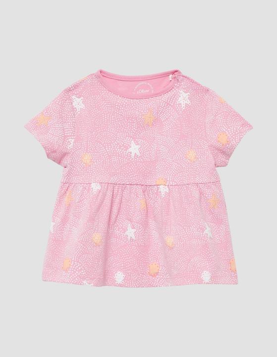 S.Oliver T-Shirt Ausgestelltes T-Shirt mit All-over-Print (68)