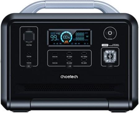 Actual product image Choetech portable charging station power supply unit 960 Wh 1200 W black (BS005) (960 Wh, 9.47 kg)