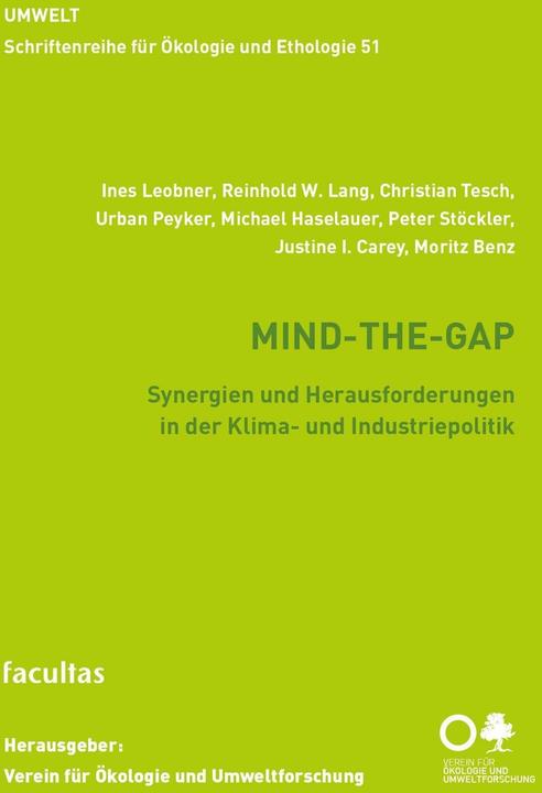 Produktbild Leobner:MIND-THE-GAP (Deutsch, Christian Tesch, Ines Leobner, Justine I. Carey, Michael Haselauer, Moritz Benz, Peter Stöckler, Reinhold W. Lang, Urban Peyker, 2026)