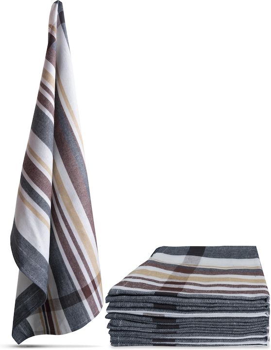 Actual product image Aspero 100 Cotton Tea Towels - 8723 (55 x 75 cm)
