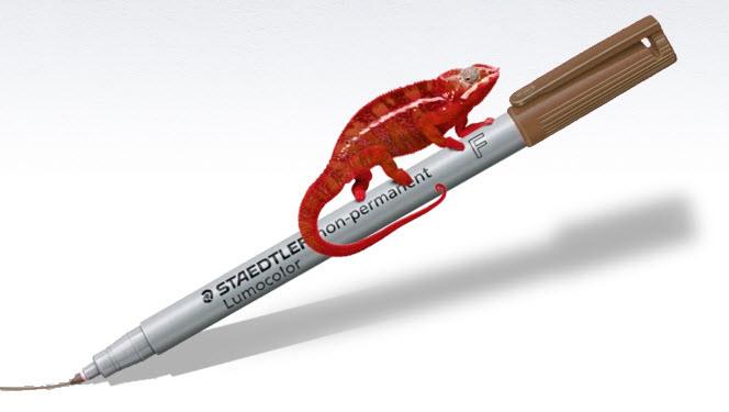 Actual product image Staedtler Lumocolor non-permanent (Brown, 0.60 mm, 1 x)