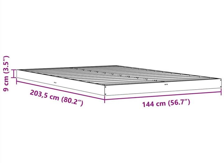 Image du produit vidaXL Lit (140 x 200 cm)