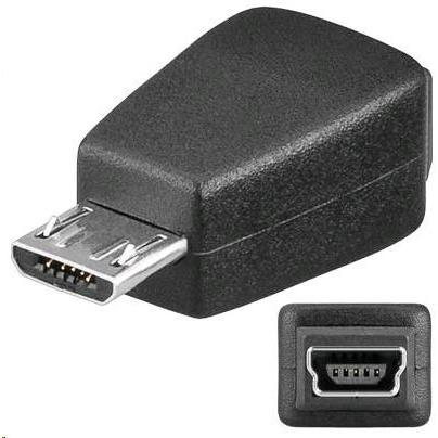 PremiumCord Adattatore USB mini 5 PIN/presa - micro USB/spina, Cavo USB