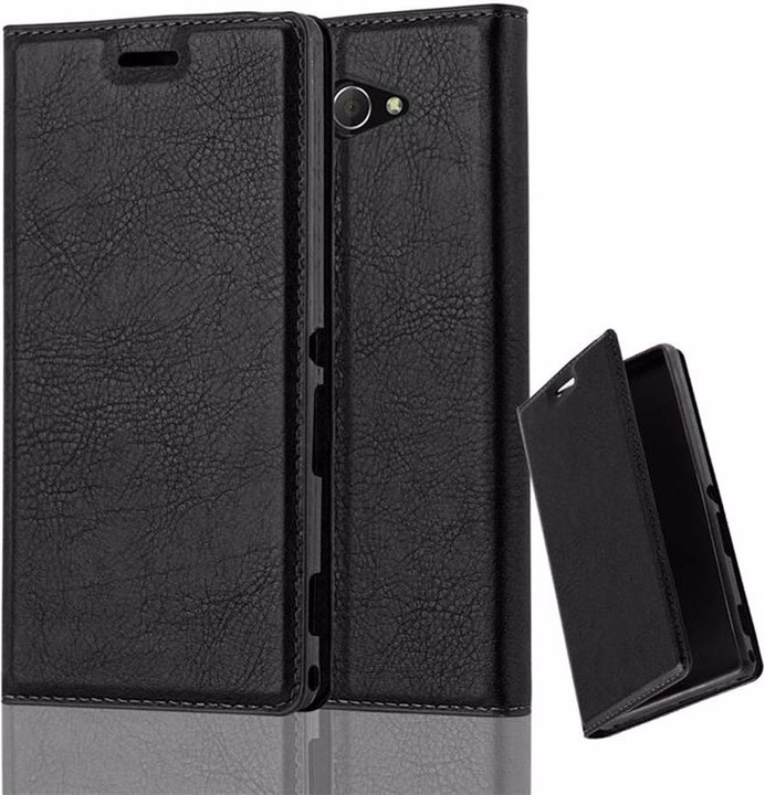 Actual product image Cadorabo Book Invisible Magnet Cover (Sony Xperia M2 Aqua)
