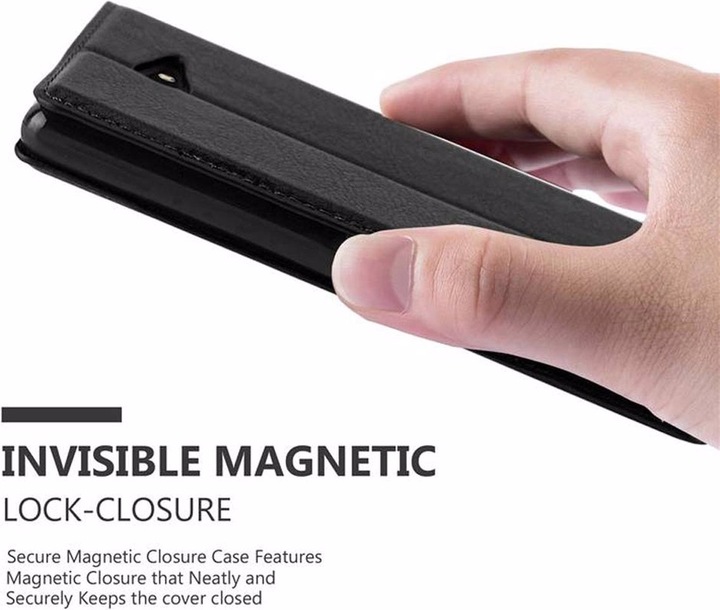 Actual product image Cadorabo Book Invisible Magnet Cover (Sony Xperia M2 Aqua)