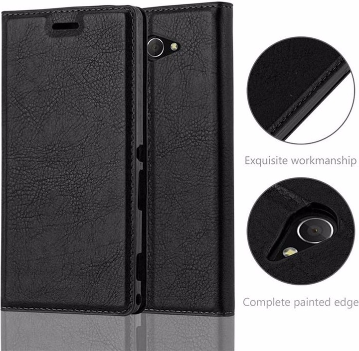 Actual product image Cadorabo Book Invisible Magnet Cover (Sony Xperia M2 Aqua)