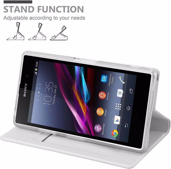 Actual product image Cadorabo Book Classy Style Cover (Sony Xperia Z1)