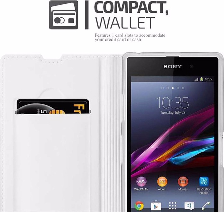 Actual product image Cadorabo Book Classy Style Cover (Sony Xperia Z1)