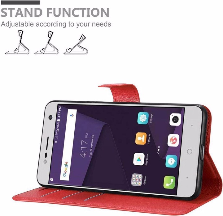Produktbild Cadorabo Book mit Standfunktion Cover (ZTE Blade V8 Mini)