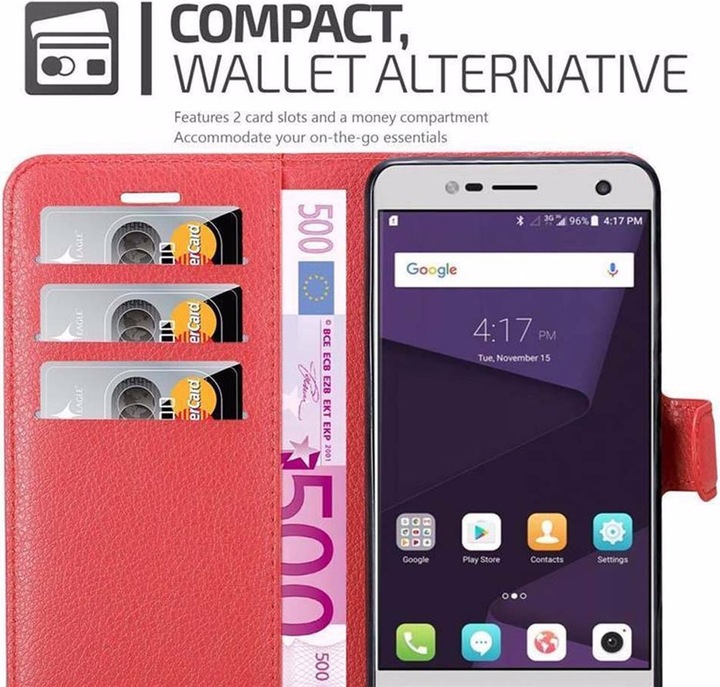 Produktbild Cadorabo Book mit Standfunktion Cover (ZTE Blade V8 Mini)