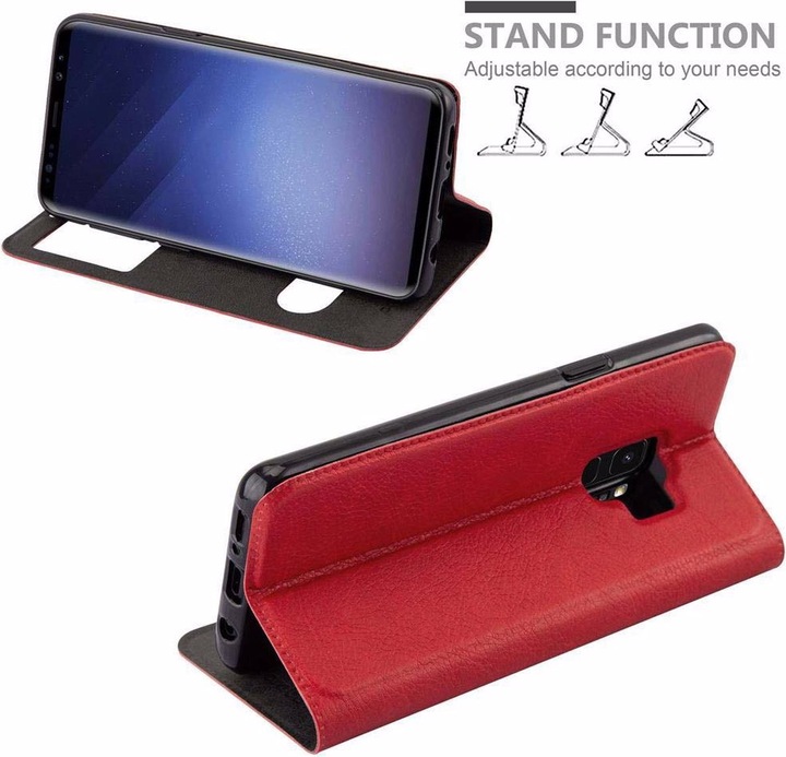 Produktbild Cadorabo Book mit View Doppelfenster Cover (Samsung Galaxy S9)