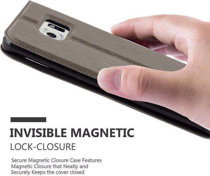Produktbild Cadorabo Book mit View Doppelfenster Cover (Samsung Galaxy S6 Edge+)
