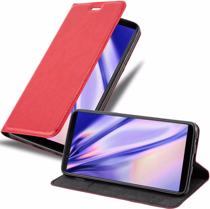 Actual product image Cadorabo Book Invisible Magnet Cover (OnePlus 5T)