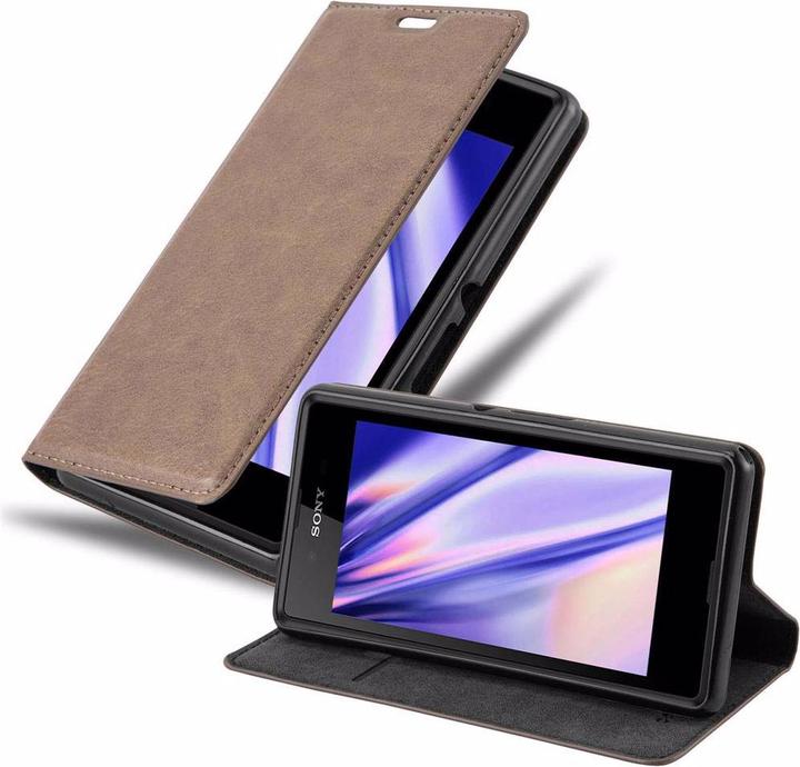 Productafbeelding Cadorabo Boek Onzichtbare Magneethoes (Xperia E3)