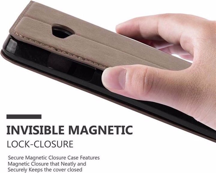 Actual product image Cadorabo Book Invisible Magnet Cover (Microsoft Lumia 550)