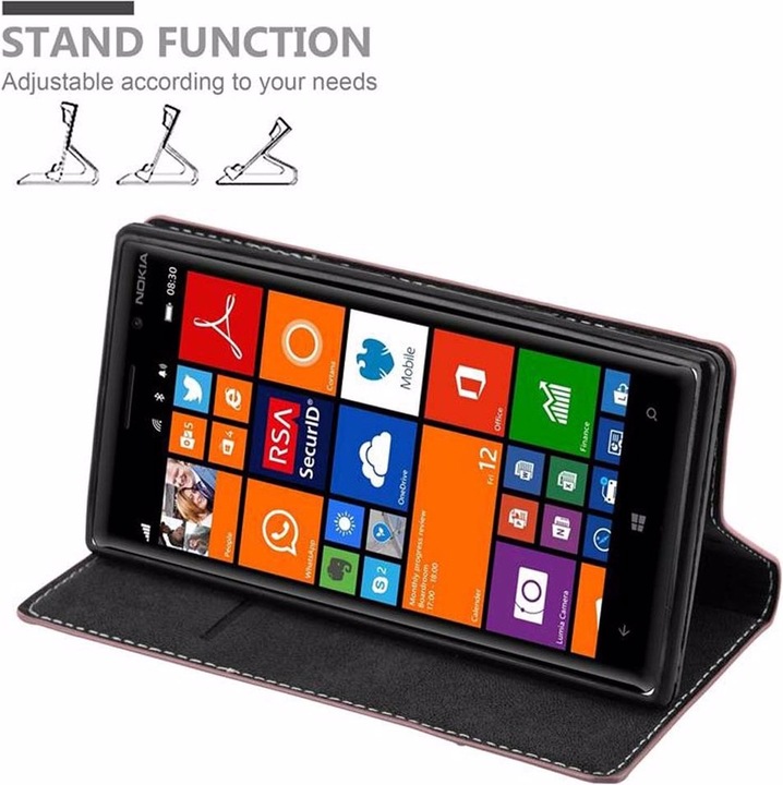 Actual product image Cadorabo Book X Wallet Cover (Nokia Lumia 830)