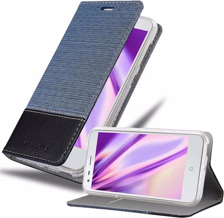 Produktbild Cadorabo Book Jeans Optik Cover (ZTE Blade S6)