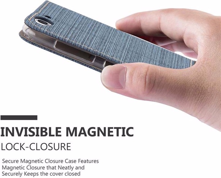 Produktbild Cadorabo Book Jeans Optik Cover (ZTE Blade S6)