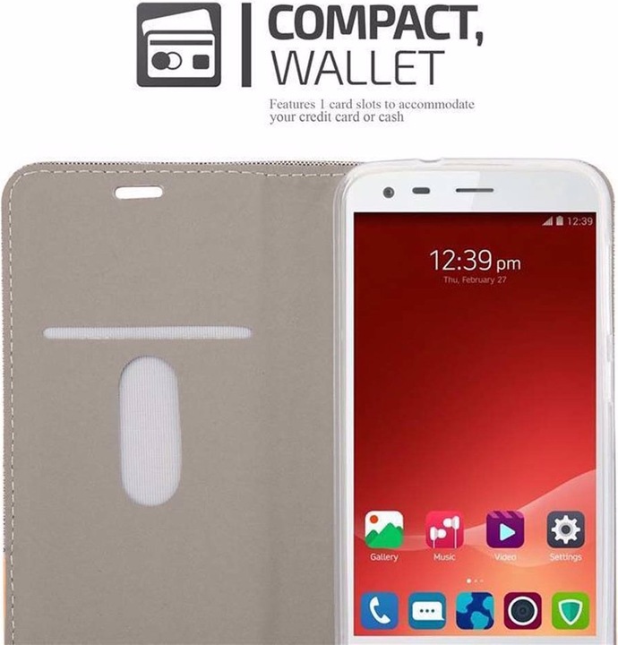 Produktbild Cadorabo Book Jeans Optik Cover (ZTE Blade S6)