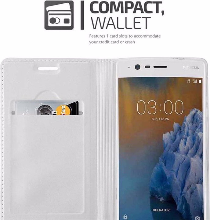 Actual product image Cadorabo Book Classy Style Cover (OnePlus 3)