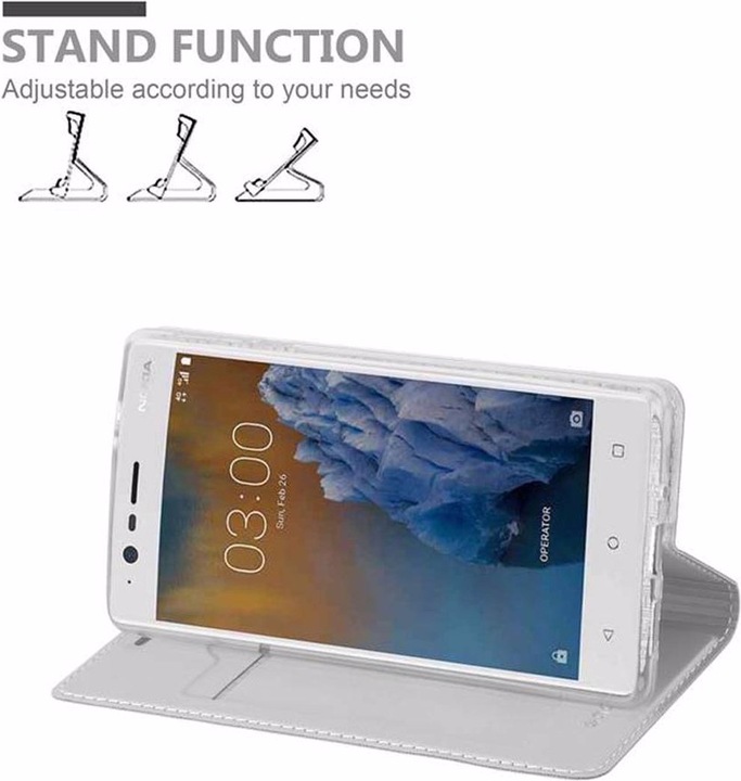 Actual product image Cadorabo Book Classy Style Cover (OnePlus 3)