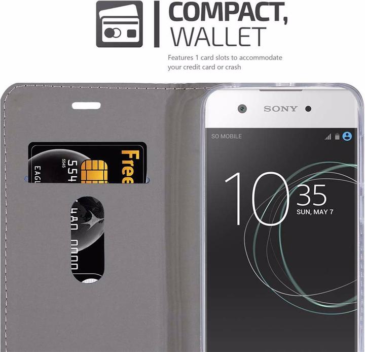 Actual product image Cadorabo Book Jeans Optics Cover (Sony Xperia XA1)