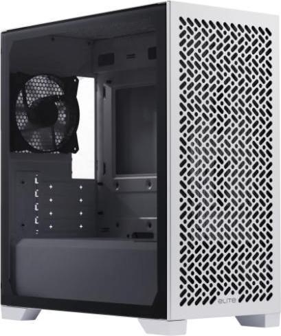 Actual product image Cooler Master Boitier Mini Tour Micro ATX Elite 302 Lite avec panneau vitré (Blanc) (mATX)