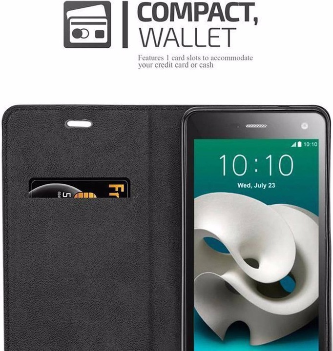 Actual product image Cadorabo Book Invisible Magnet Cover (ZTE Blade L3)