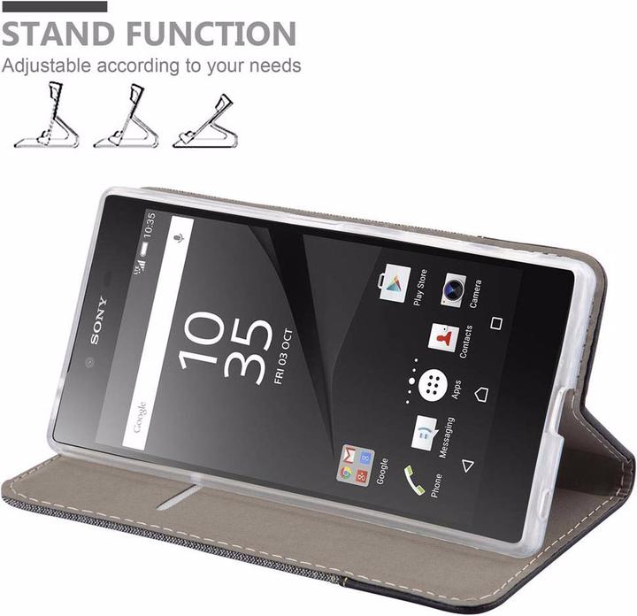 Produktbild Cadorabo Book Jeans Optik Cover (Sony Xperia Z5 Premium)