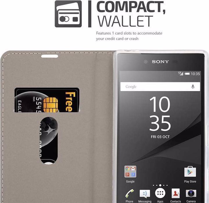 Produktbild Cadorabo Book Jeans Optik Cover (Sony Xperia Z5 Premium)