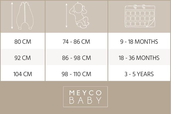 Valeurs nutritives et ingrédients Meyco Baby Slub Combinaison d'hiver pour bébé Jumper - vert tendre - 80cm (80 cm)