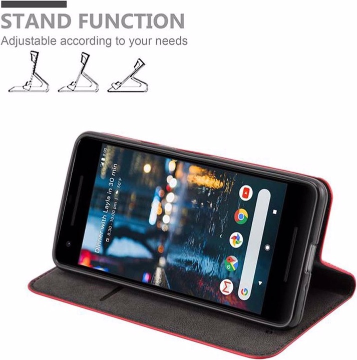 Actual product image Cadorabo Book Invisible Magnet Cover (Google Pixel 2)