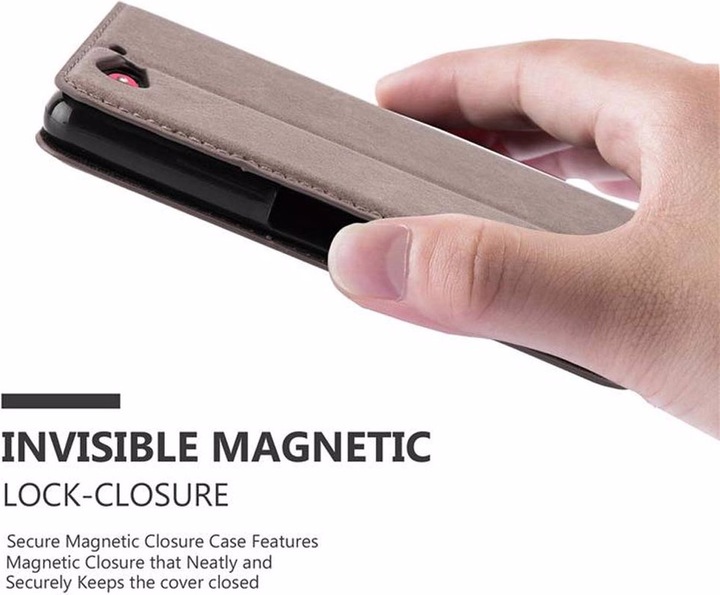 Actual product image Cadorabo Book Invisible Magnet Cover (Sony Xperia Z2 Compact)