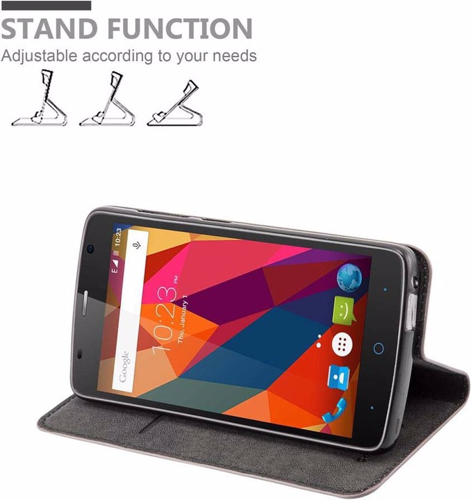 Actual product image Cadorabo Book Invisible Magnet Cover (ZTE Blade L5 Plus)