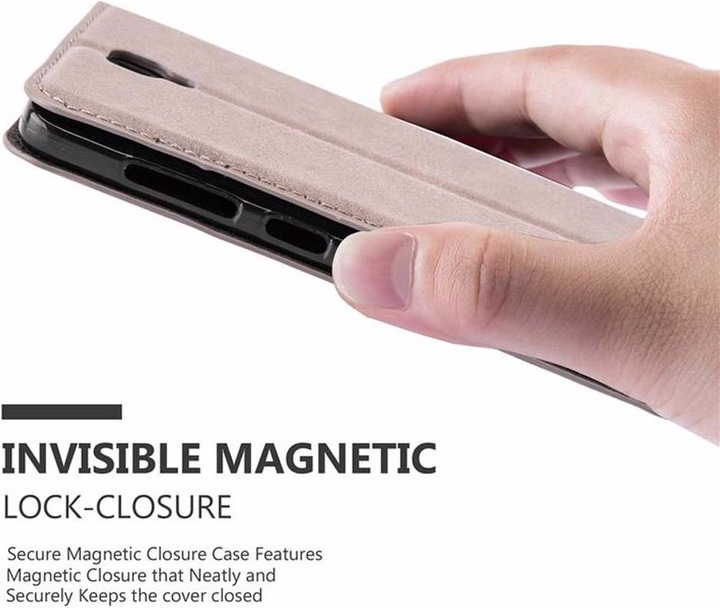 Actual product image Cadorabo Book Invisible Magnet Cover (ZTE Blade L5 Plus)