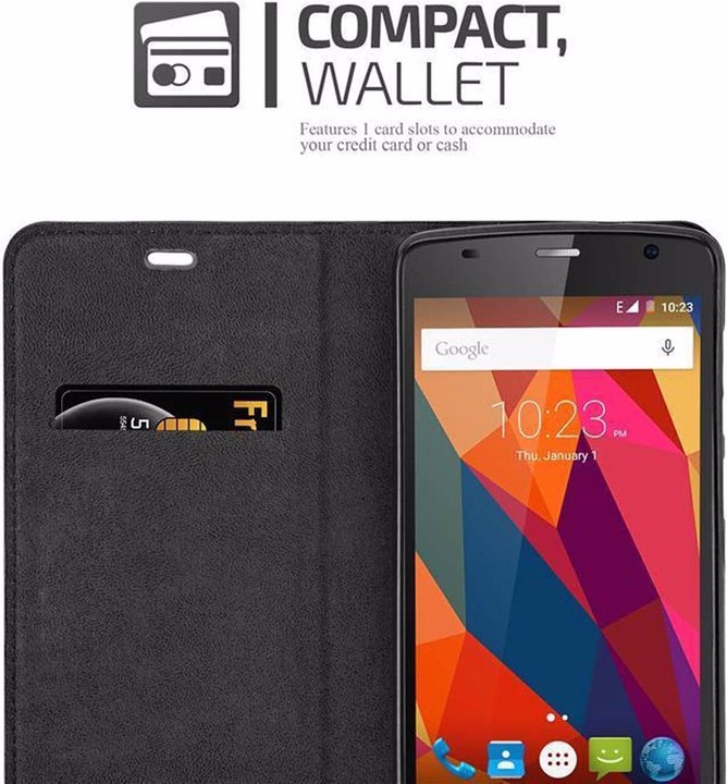 Actual product image Cadorabo Book Invisible Magnet Cover (ZTE Blade L5 Plus)