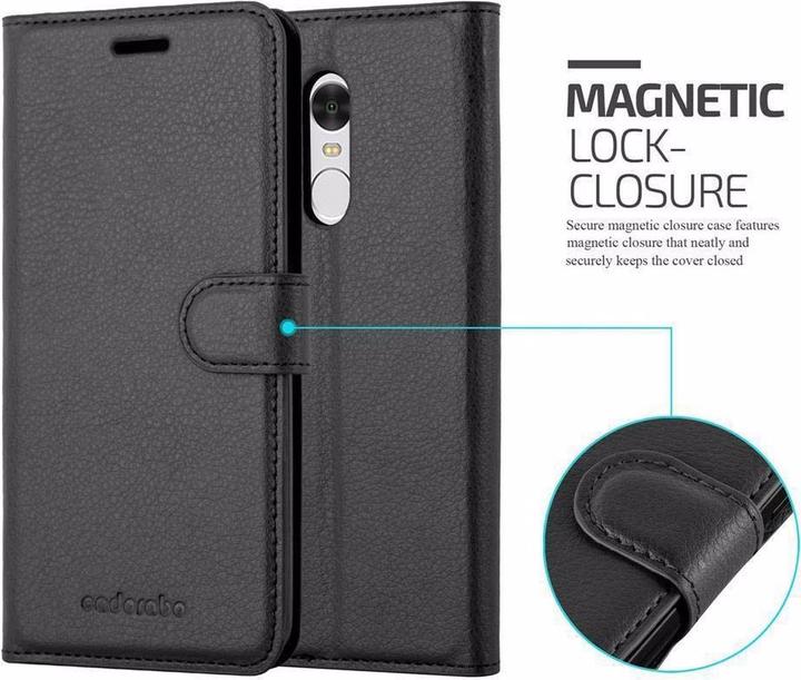 Actual product image Cadorabo Book with stand function cover (Xiaomi Redmi Note 4)