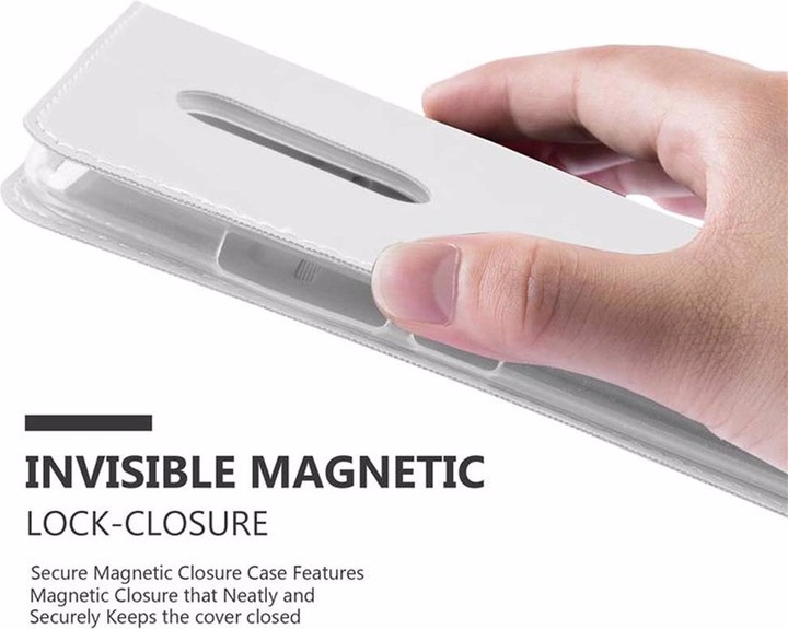 Actual product image Cadorabo Book Classy Style Cover (ZTE Axon 7)